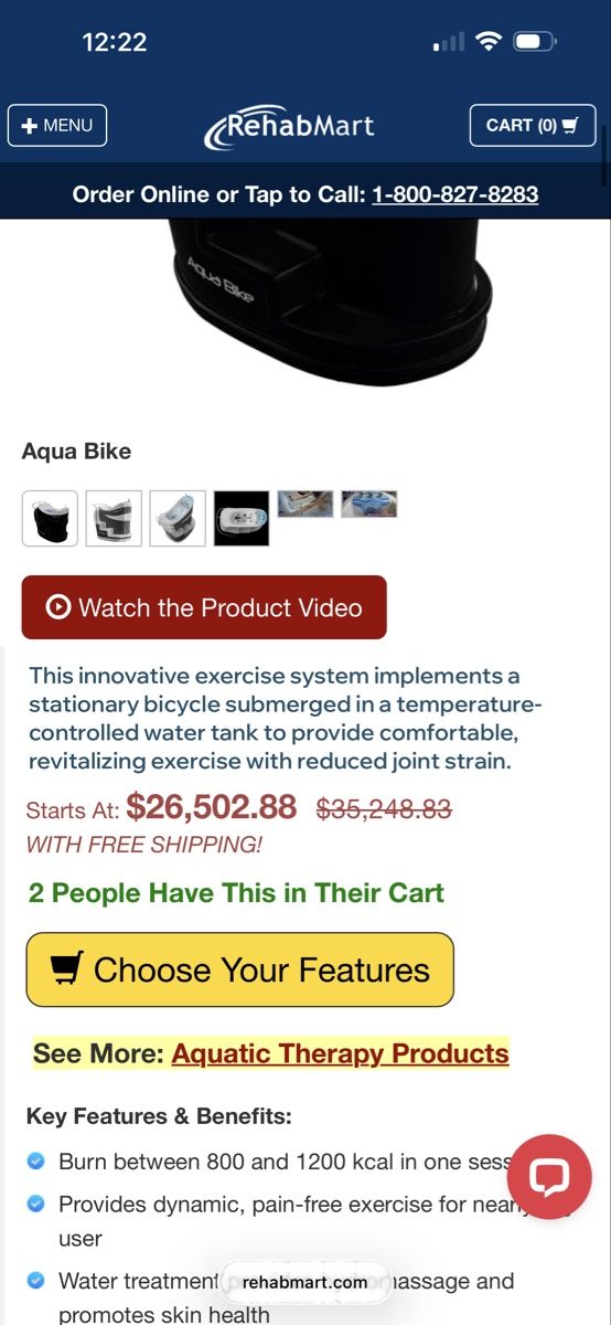 Hometrainer: Aquabike Magic Line (braun) – Gebraucht aus uerikon von SITRRY4 2