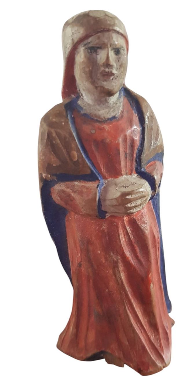 Figuren: Holzfigur Madonna antik 18. Jh. – Gebraucht aus Mörschwil von antiksalon21