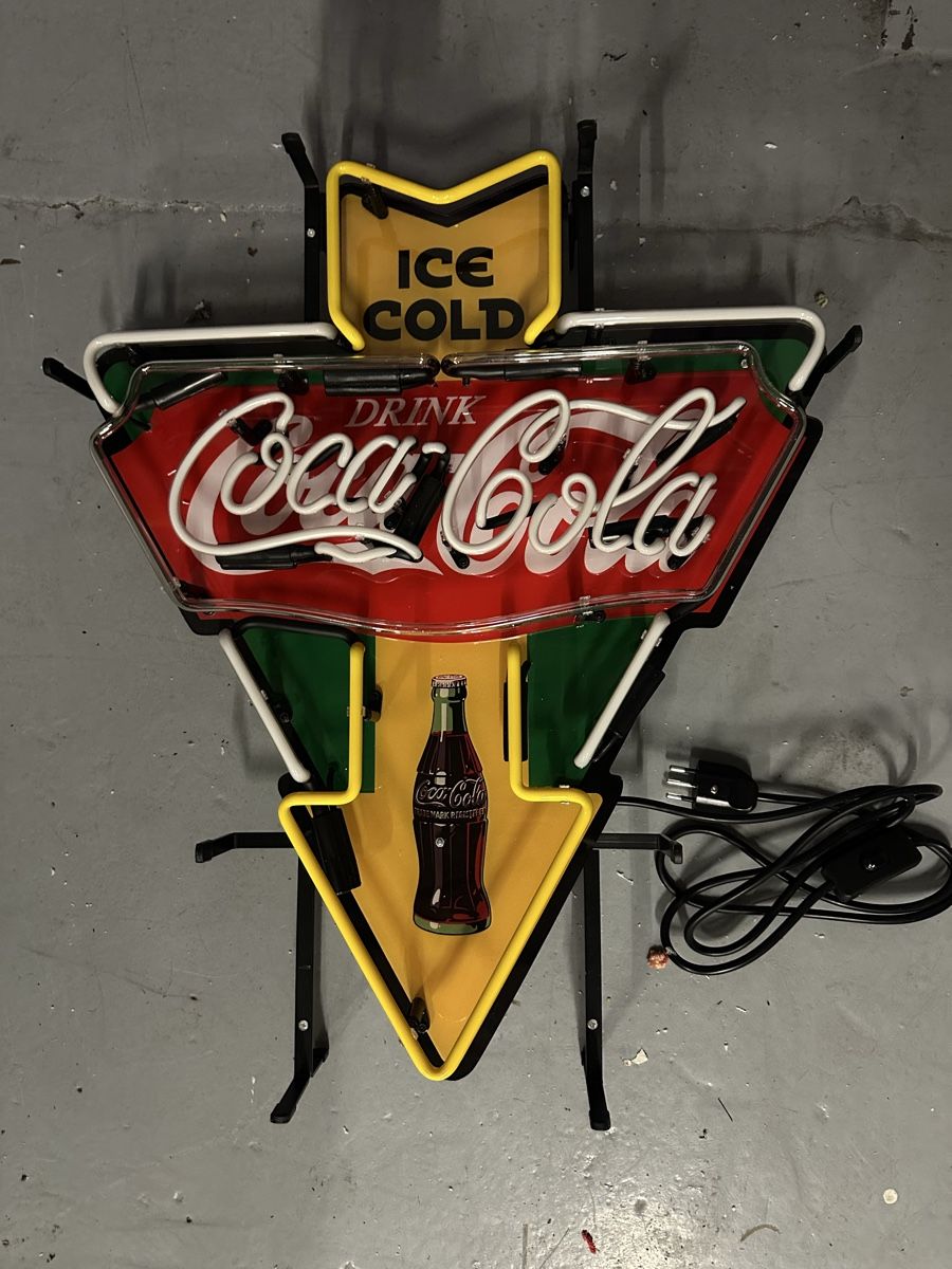 Lampade: Enseigne lumineuse néon Coca Cola – Nuovo (secondo la descrizione) da Chevroux venduto da alex911 1