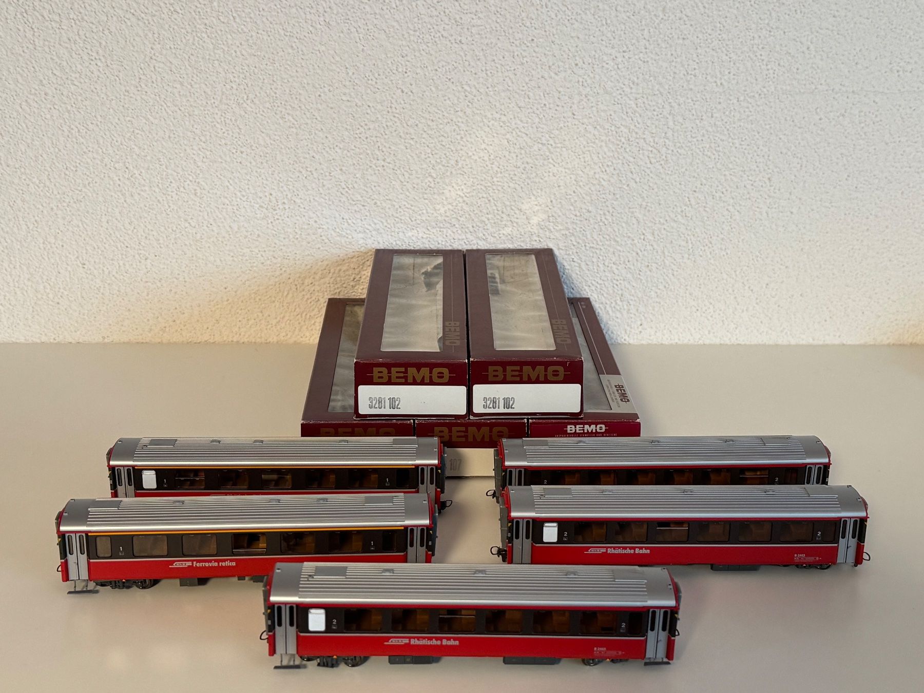 Bemo 7252 120 - Coffret De Démarrage Glacier Express - Échelles H0m / H0e - NEUF