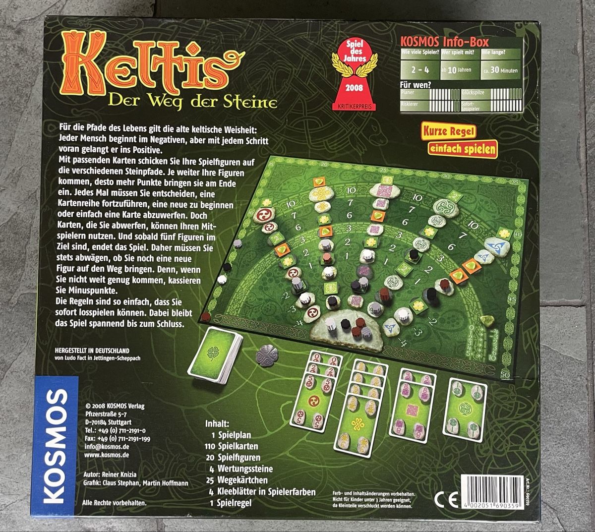 Kosmos Giochi: Keltis - Der Weg Der Steine – Usato da Zollikon venduto da yul_5wgc 1