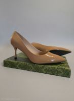Highheels Pumps Lackleder Nude Grösse 40 / 41 neu