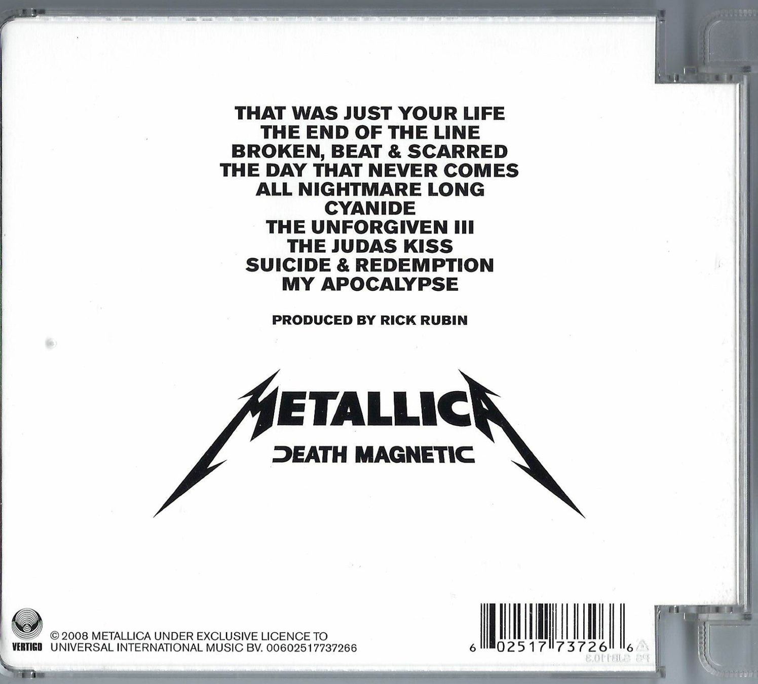 CDs: CD: METALLICA - Death Magnetic – Gebraucht aus Rotkreuz von groeli69 1