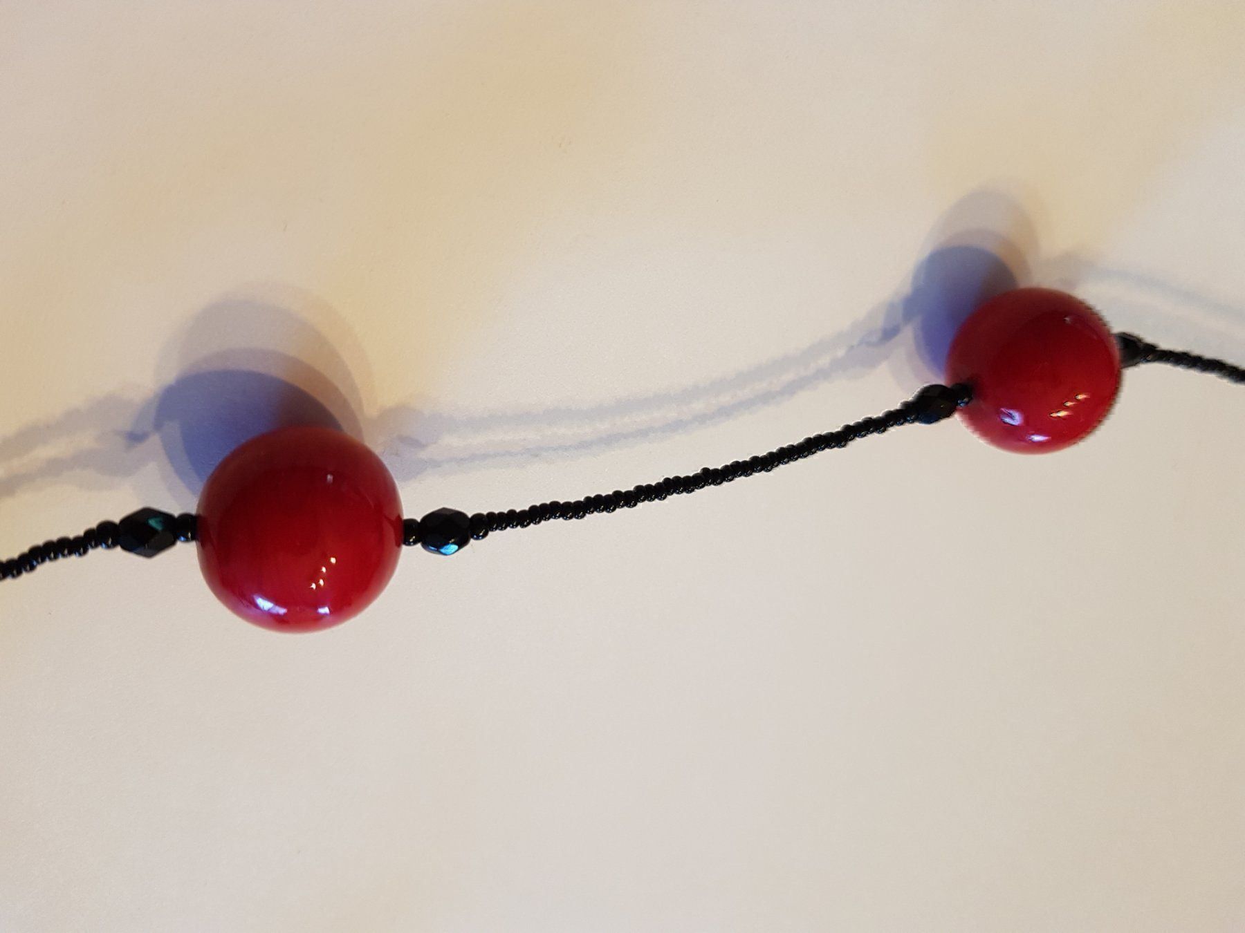 Ketten: Collier avec les perles en pâte de verre – Neu (gemäss Beschreibung) aus Grimisuat von eliseba88 3