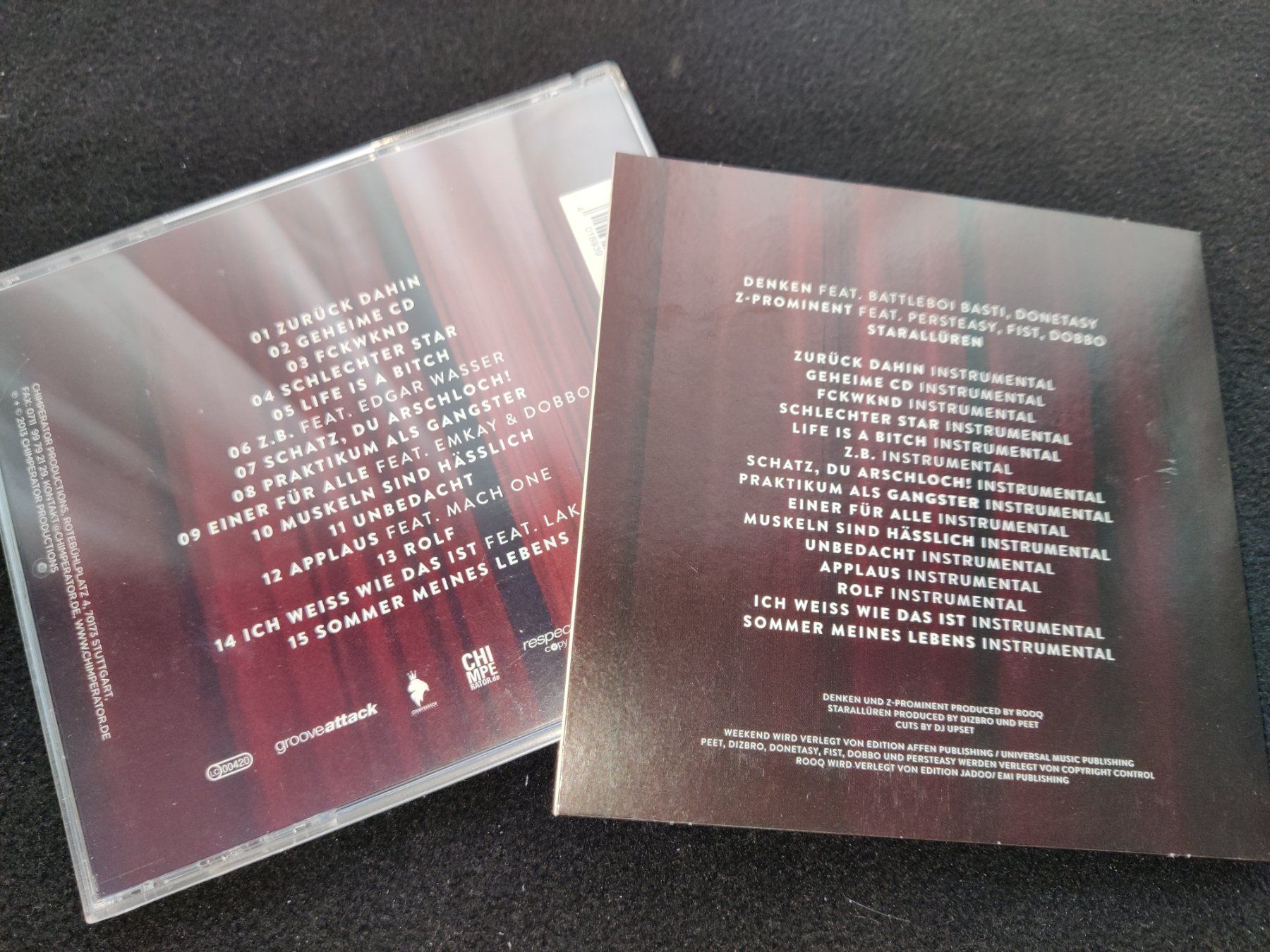 CD: CD -   Am Wochenende Rapper / Weekend (2013) & Bonus CD – Usato da Muttenz venduto da IkaSul 1