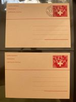 Schweiz 1980 Postkarten postfrisch + Ersttagsstempel