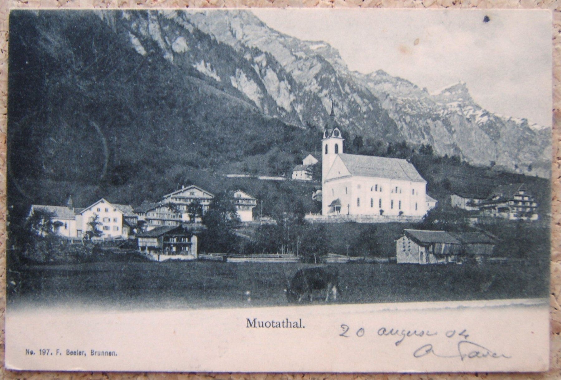 Cartes postales: AK MUOTATHAL 1904 – D'occasion à Brunnen par Nonne04