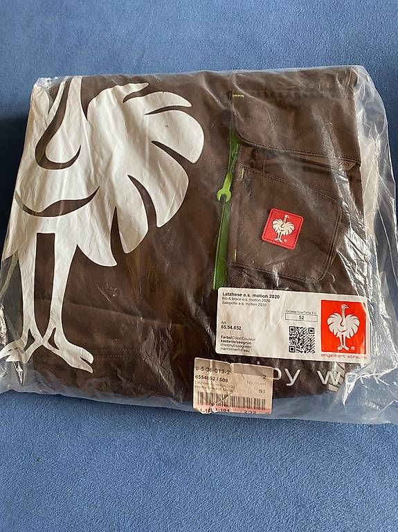 Engelbert Strauss Hosen: Latzhose "Engelbert Strauss Motion 2020" Gr52 NEU – Neu und originalverpackt aus Safnern von Seeland-123 2