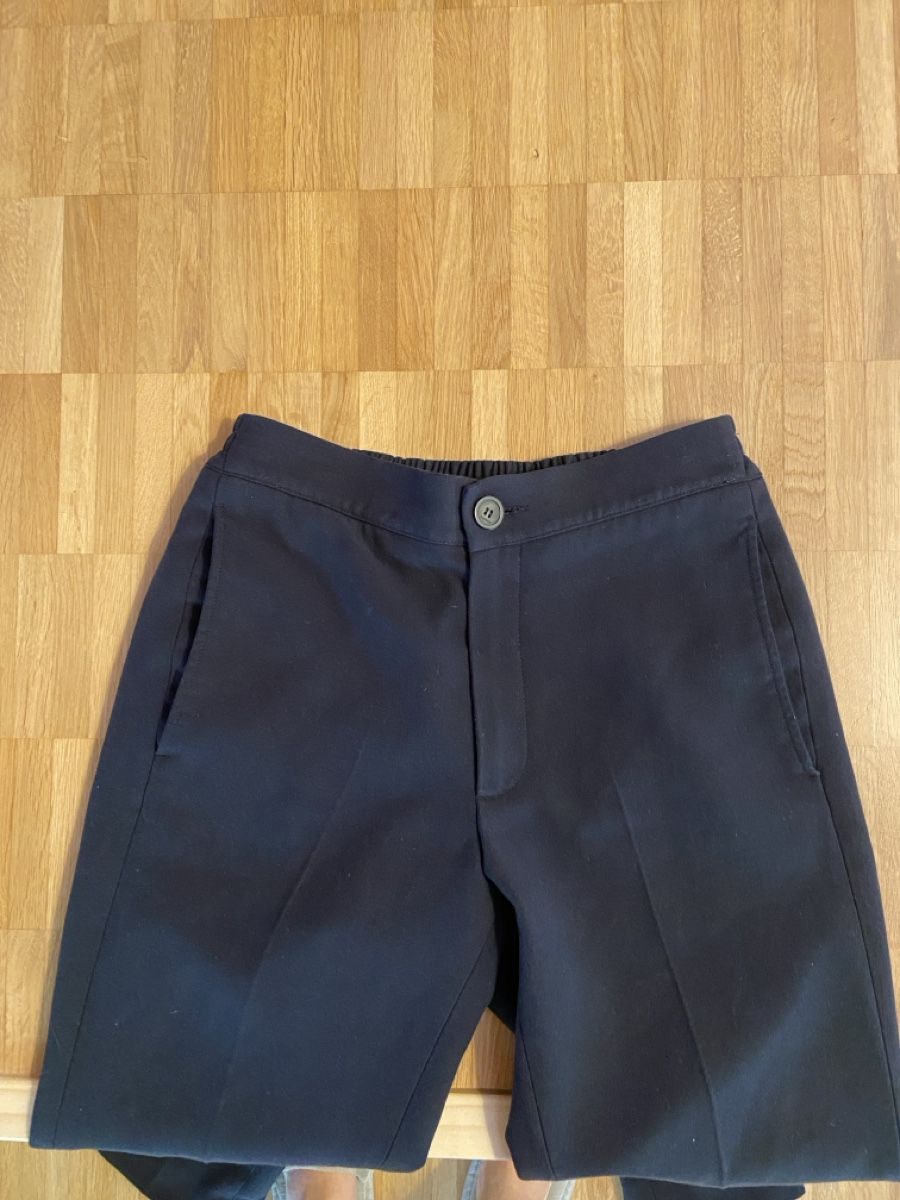 Sandro Pantaloni: SANDRO Men's Jersey Trousers Pants Dark Blue Stretch – Usato da Münchenstein venduto da B771 5