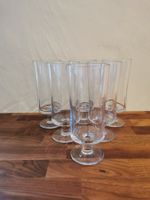 6er Set Biergläser auf Fuss, Kaffi-Schnaps Gläser