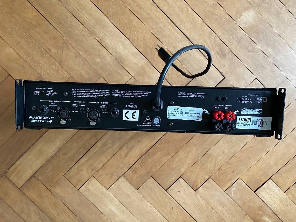 Amplificatori: Crown K2 Verstärker – Usato da Winterthur venduto da Rumo6 1