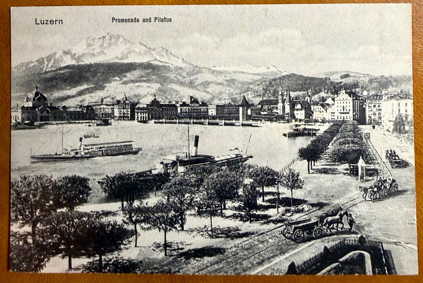Cartoline postali: AK: Luzern - Dampfschiff – Usato da Lutry venduto da Ediego