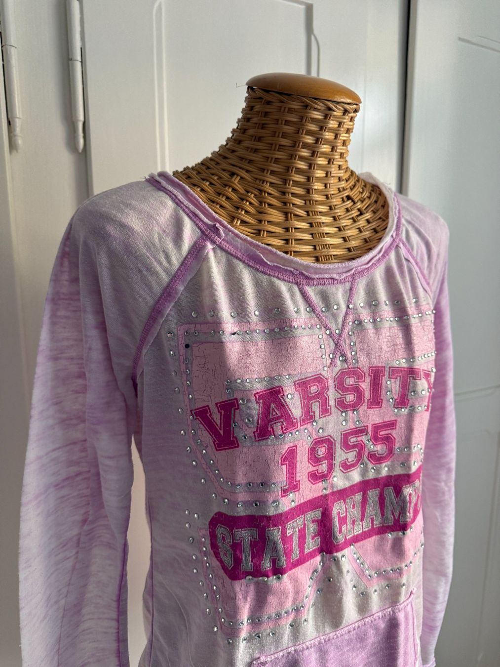 T-shirt: Langarmshirt pink mit Print M – Usato da Zürich venduto da Diazaio 1