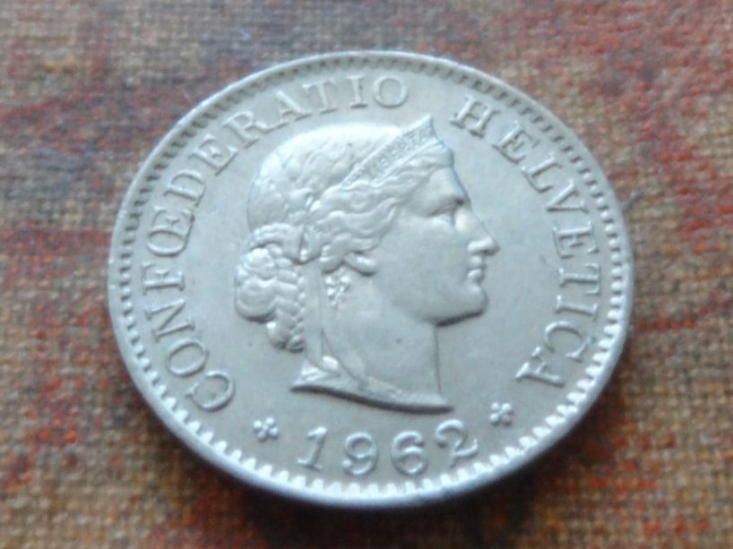 Tutti le monete: 5 Rp. 1962 – Usato da Romanel-sur-Lausanne venduto da Swift13