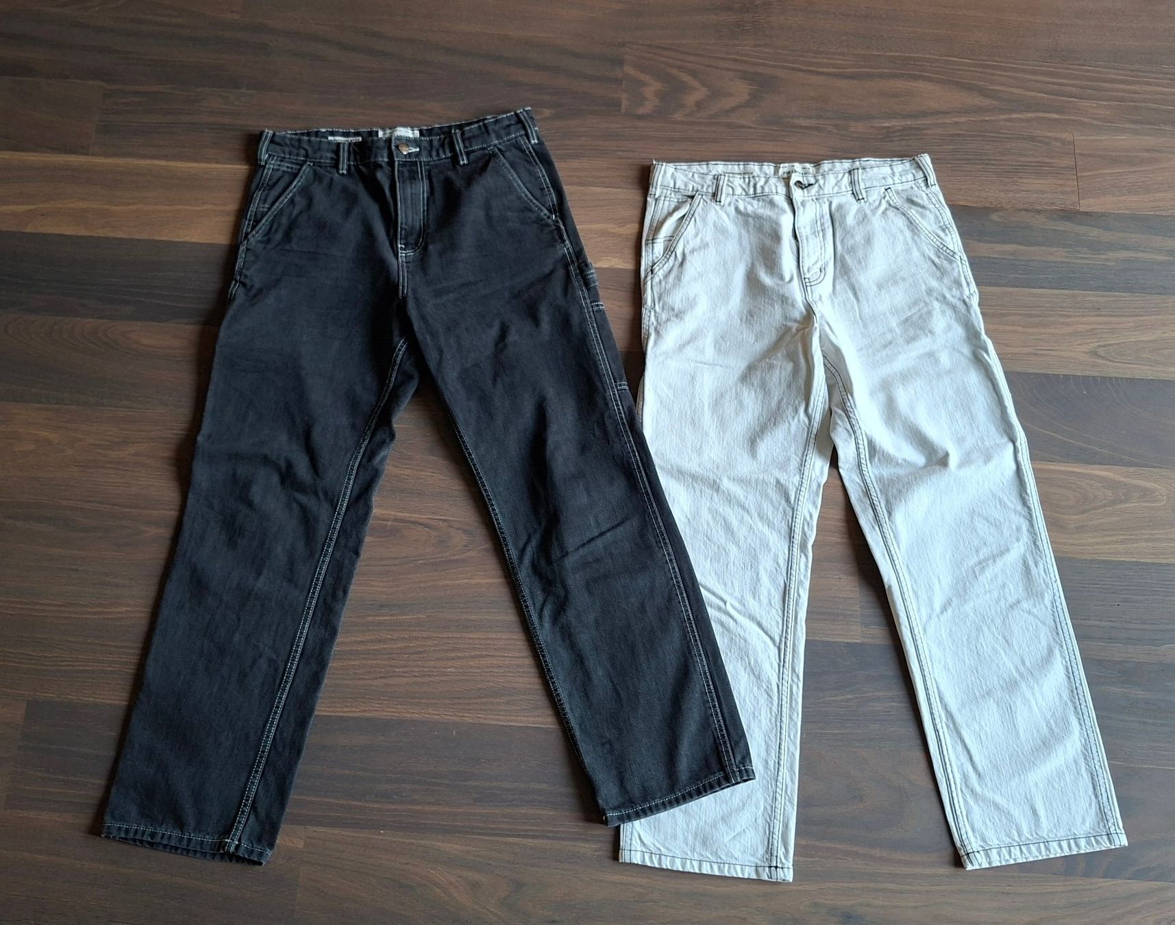 Pantaloni: Hose schwarz und weiss Gr. 40 – Usato da Küssnacht am Rigi venduto da AutoVilla
