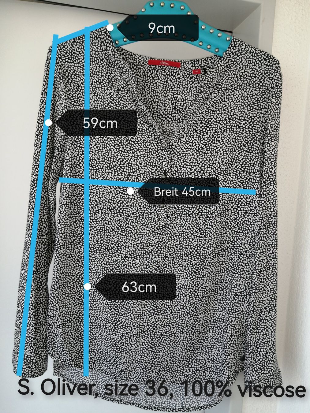 S.Oliver Chemisiers: Bluse mit langen Ärmel S.Oliver size 36 – D'occasion à Buchrain par nat_pl5p 8
