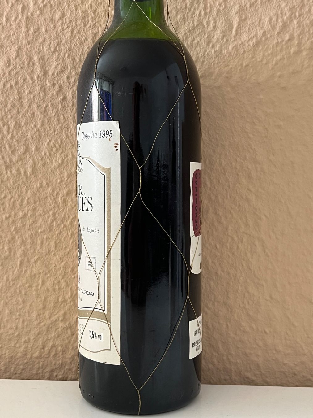 Rioja Vino: RIOJA SENOR BURGUES 1993 – Nuovo e nell'imballaggio originale da Uetendorf venduto da Stoun 2