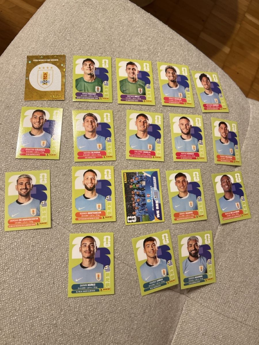 Panini Carte collezionabili: Panini Sticker WM Uruguay URU Diverse – Nuovo (secondo la descrizione) da Wettingen venduto da nic_yz65