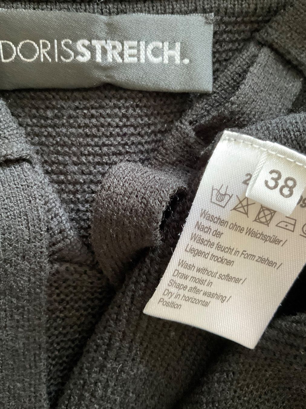Doris Streich Maglioni & Felpe: DORIS STREICH Pullover Gr 38 Schwarz – Usato da Urdorf venduto da alda02 8