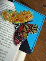 Buchzeichen-Lesezeichen- Schmetterling- Selfmade