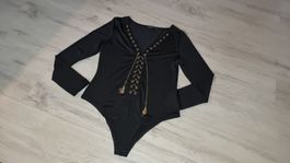Schwarzer In Vogue Paris Body, Grössse M/L NEU