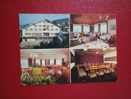 Herisau AR Hotel Restaurant Rebstock Werbekarte Werbung
