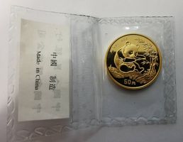 China Panda Gold 1994 small date 50 Yuan