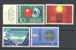 1967, Werbe- und Gedenkmarken II , Nr.449–452 **