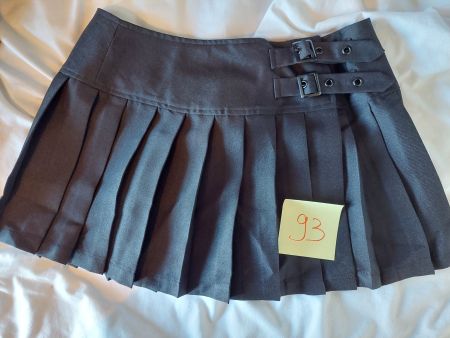 Banned Minirock schwarz Gothic