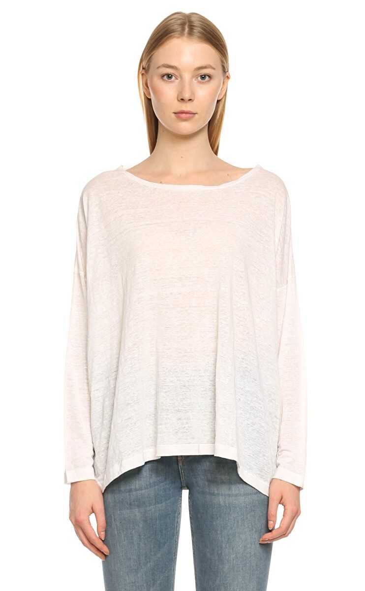 Top: Eskandar 100% Linen Pullover Top Lagenlook – Usato da Münchenstein venduto da B771