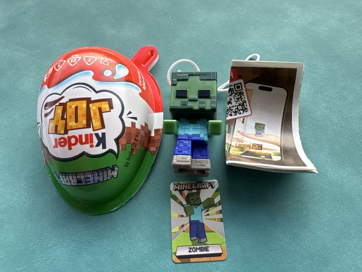 Figuren: Minecraft Kinder Joy  Zombie "ohne Kinderjoyschale" – Neu und originalverpackt aus Giffers von cam_mb92