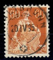 CH - Helvetia m. Schwert - SBK Nr. 140 - Kaltbrunn SG