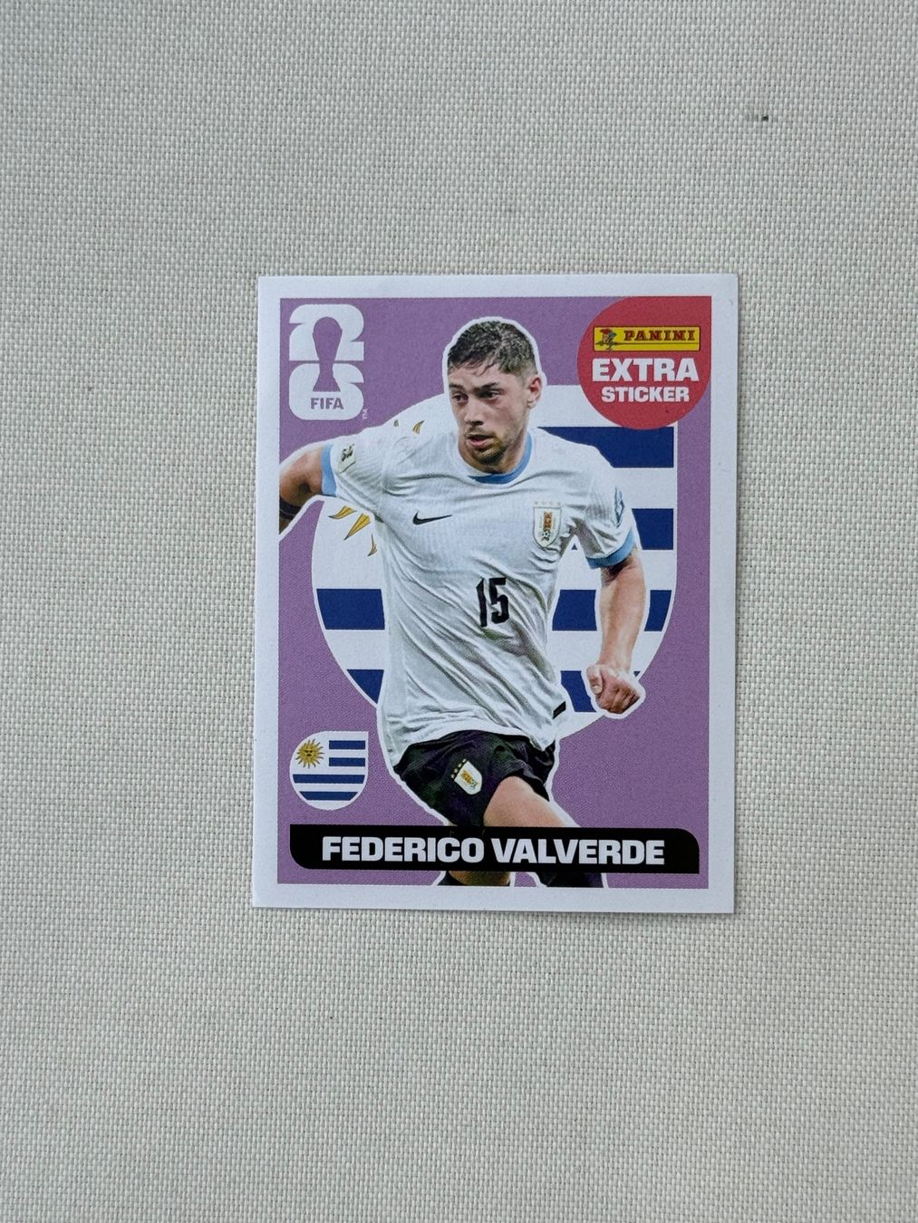 Panini Carte collezionabili: Federico Valverde Panini Extra Sticker lila – Nuovo (secondo la descrizione) da Zürich venduto da stee-vee