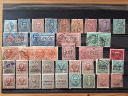 Italien Briefmarken auf Karte F11 Zustand gem. Bild