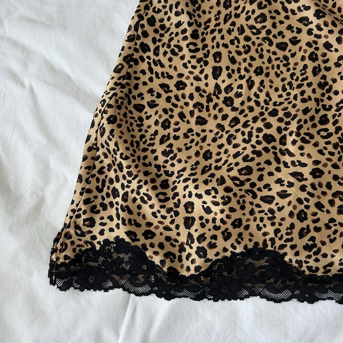 Etam Top: Top vintage y2k leopard et dentelle taille S  – Usato da Genève venduto da afterhoursarchive 3