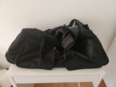 Reisetasche mit Rollen und Griff schwarz 90L gute Zustand