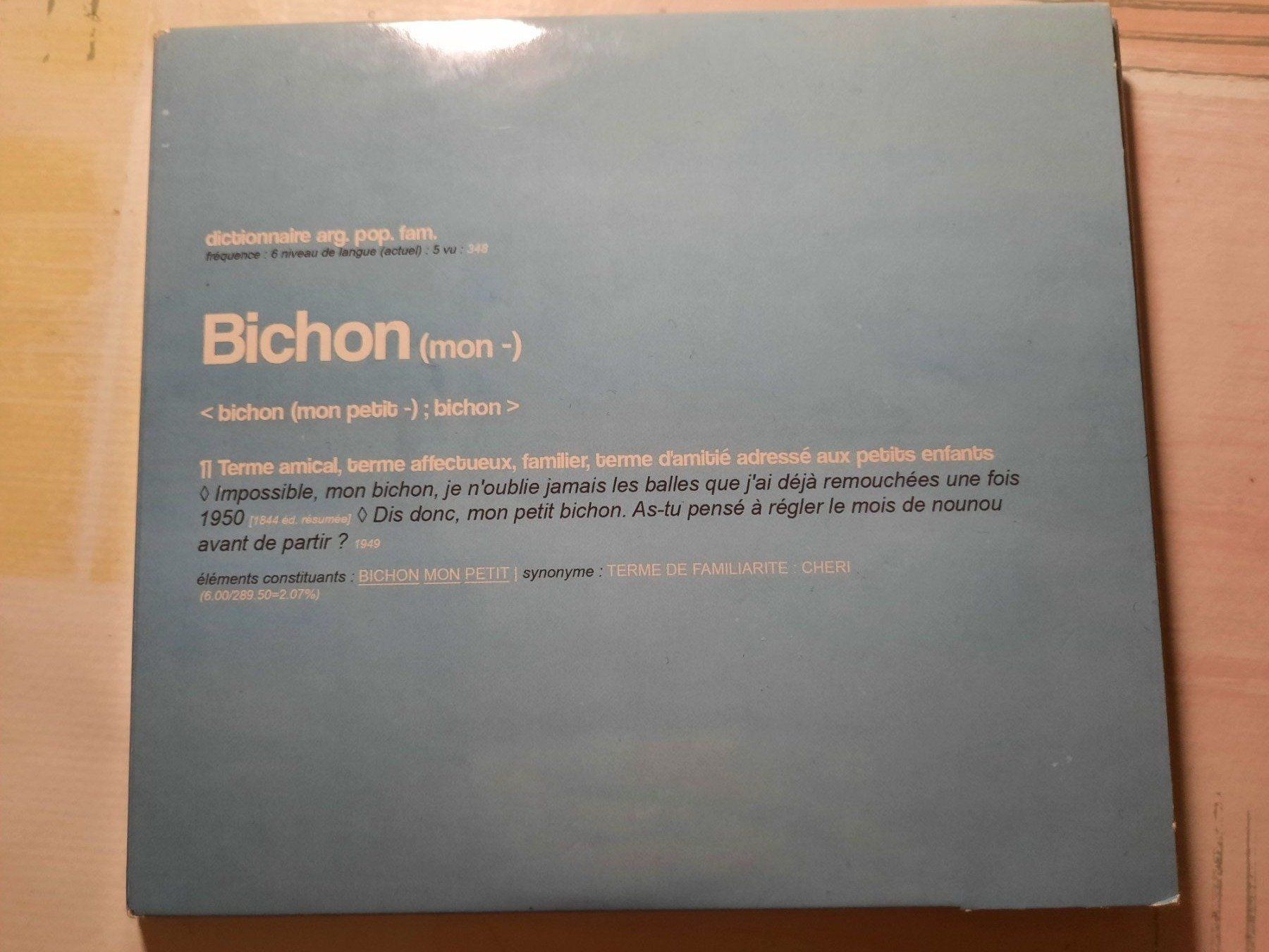 CDs: CD Julien Doré - Bichon – D'occasion à Pully par bro_n52j 1