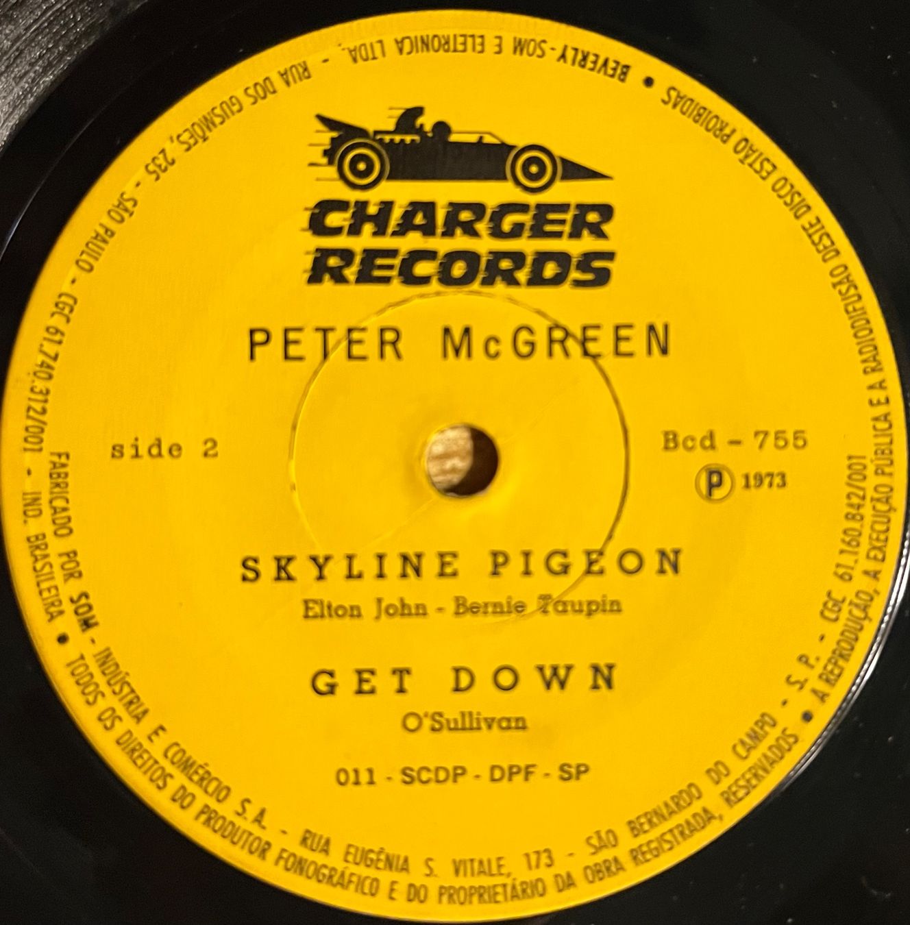 Dischi in vinile: PETER McGREEN - MY LOVE / SKYLINE PIGEON – Usato da Bussigny venduto da vinyl-pas-cher 3
