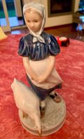 Statuina ROYAL COPENHAGEN – Ragazza con oca. Vintage