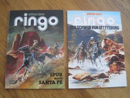 RINGO Western Comic Alben 1 & 2 Feest Verlag