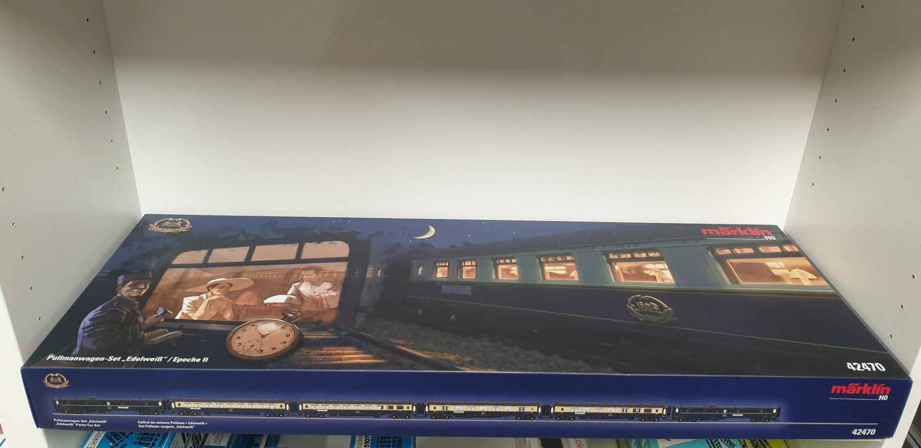 Märklin Modelleisenbahnen: Märklin Pullmanwagen-Set Edelweiss H0/AC 42470 – Neu und originalverpackt aus Neuenhof von ludovicco 5