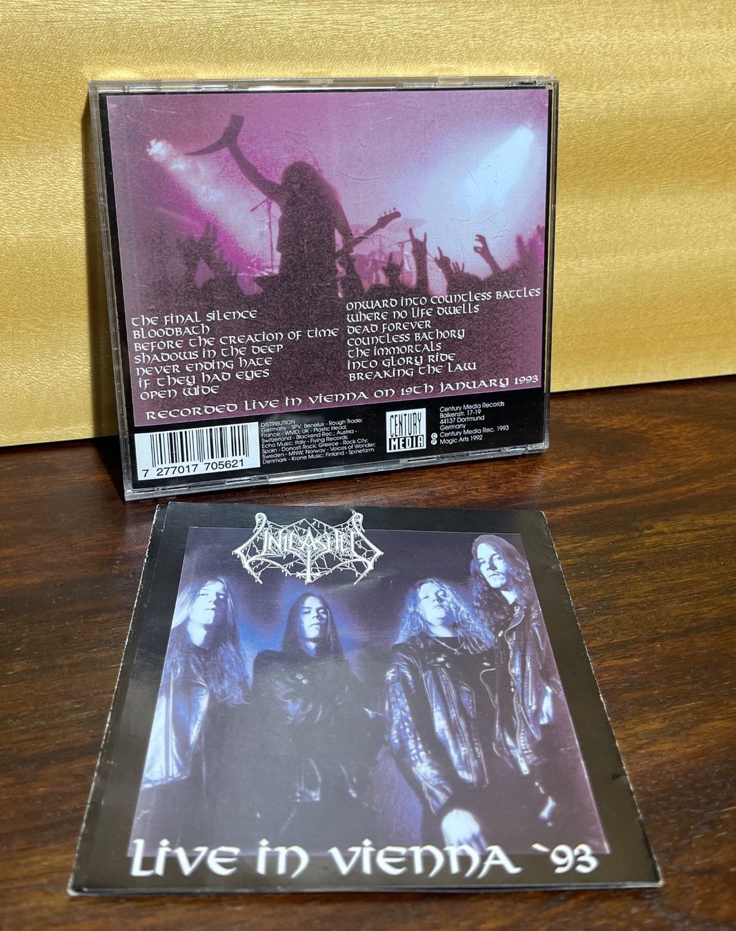 CD: CD - Unleashed – Live In Vienna '93 - 1993 - First press – Usato da Bergdietikon venduto da Lowieken 2