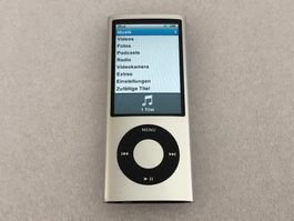 iPod nano 5, Silber, 8GB, guter Zustand, Akku+Tasten geprüft