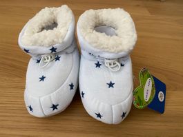 Warme Baby Überschuhe Gr. 20 mit Sternen-Motiv, Neu!