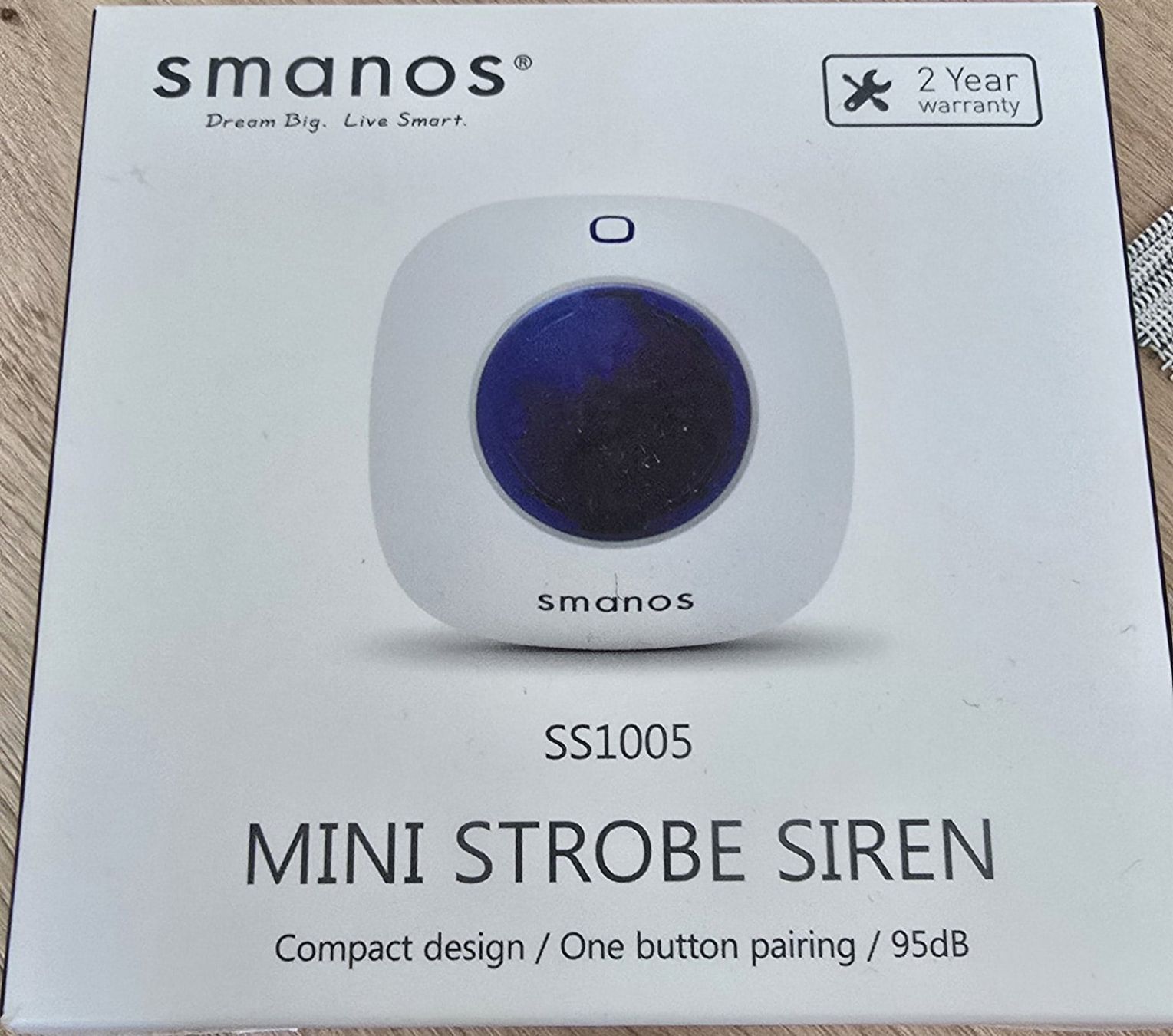 Sistemi d'allarme: Smanos SS1005 Mini Strobe Siren – Nuovo e nell'imballaggio originale da St. Gallen venduto da HotRat