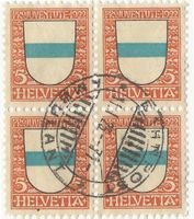 Bahnpost 11.01.23 auf Zu#J21 Mi#175 Viererblock PJ [ZUG]
