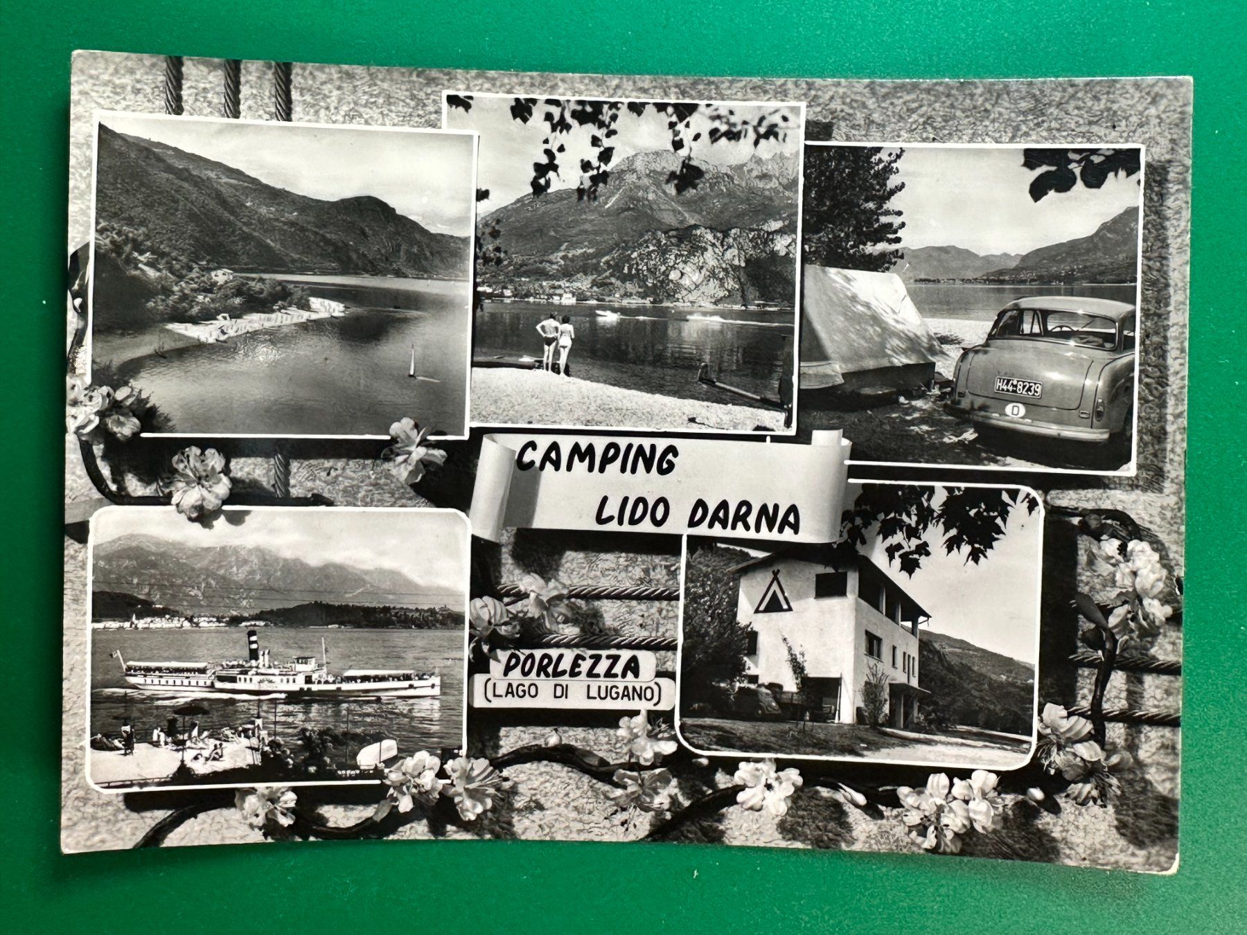 Cartes postales: Camping Lido Darna - Porlezza – D'occasion à Steg VS par danwer74