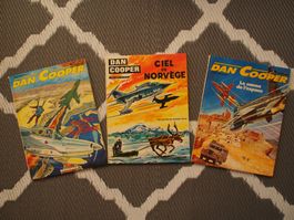 lot de 3 dan cooper 1971 - 1980 - 1982 anciennes éditions