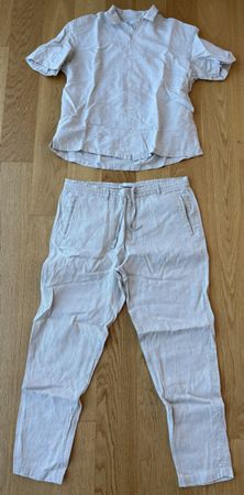 Zara Line short sleeve shirt and trousers - XL