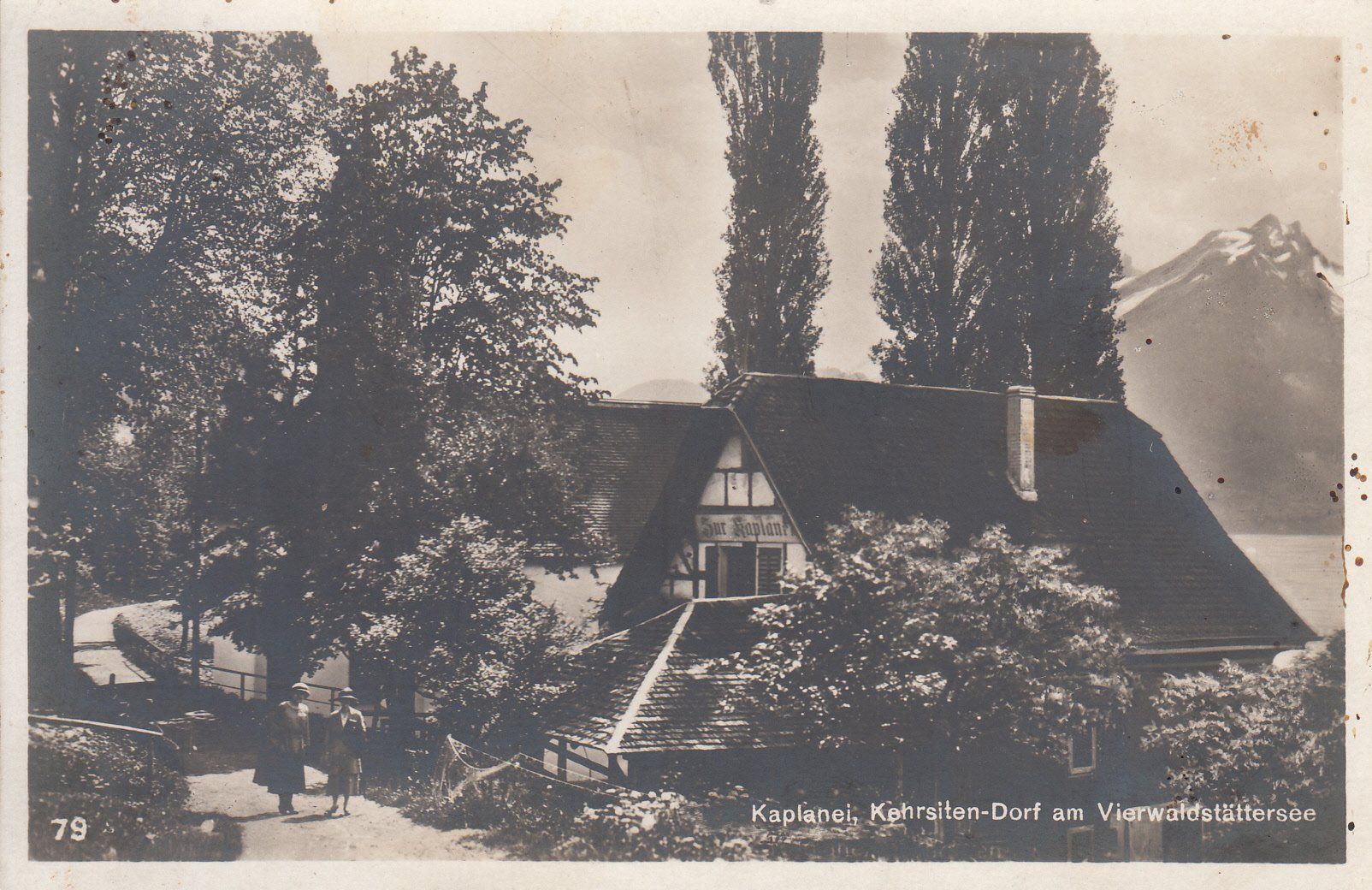 Ansichtskarten: Kehrsiten-Dorf ca. 1940 – Gebraucht aus Bürglen TG von StampGraf